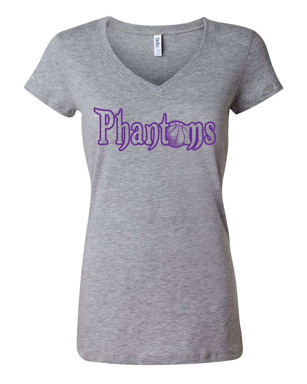 Women's Phantom Basketball Word Logo Tee