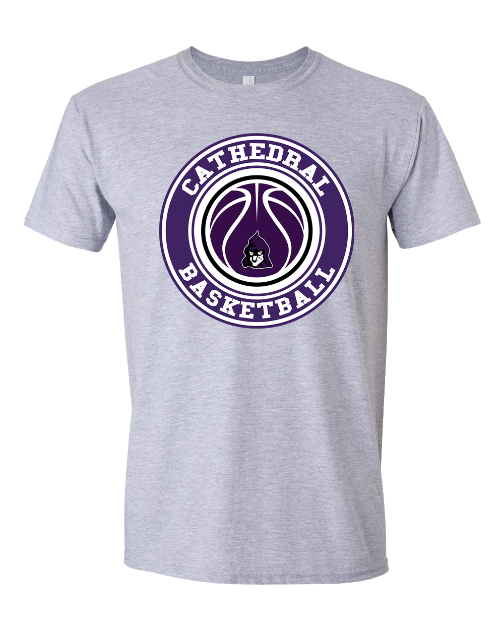 Cathedral Basketball Logo Men's Tee