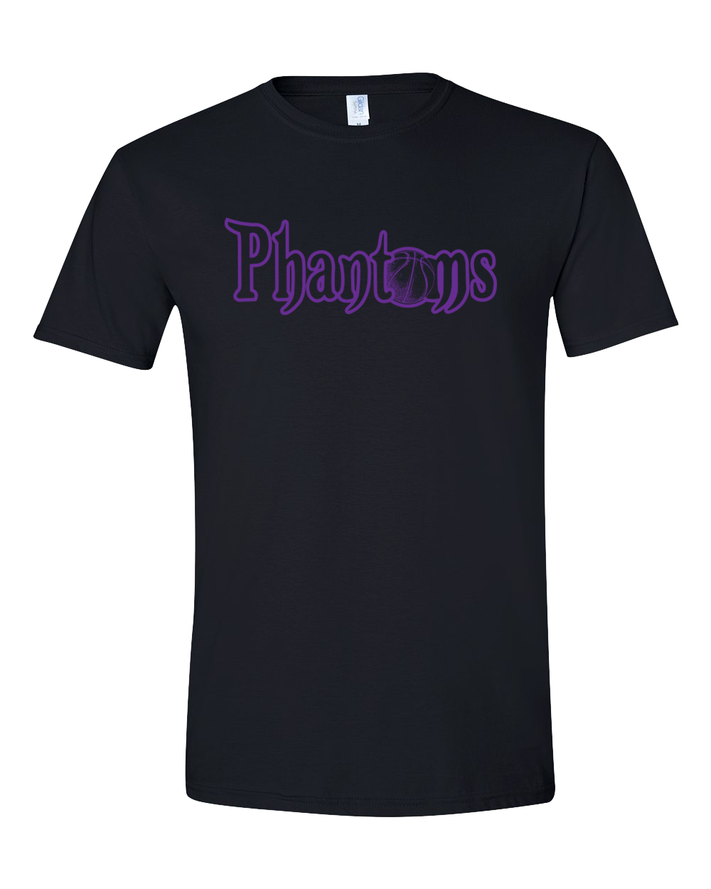 Phantom Basketball Word Logo Tee