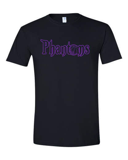 Phantom Basketball Word Logo Tee