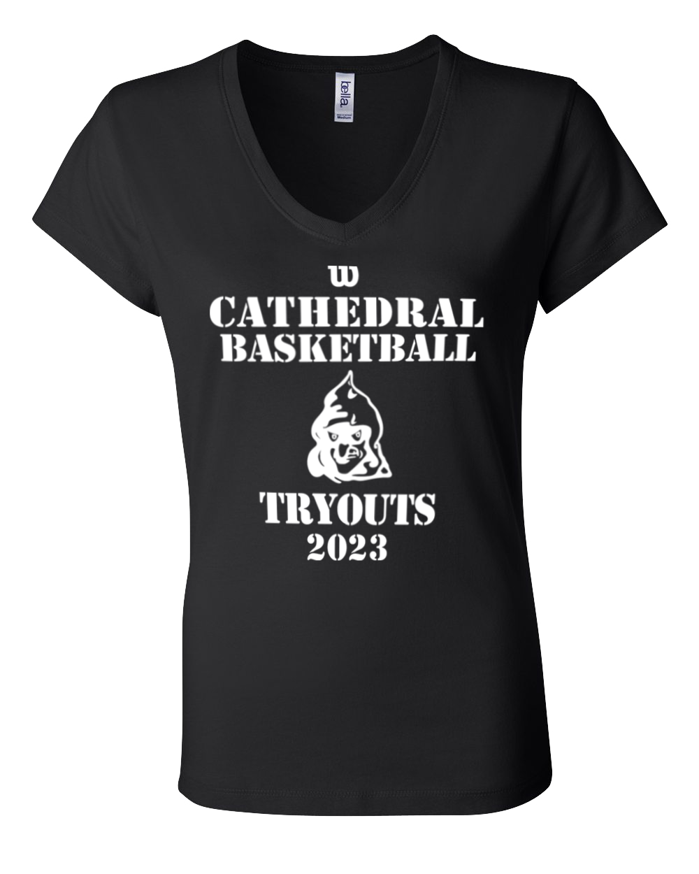 Cathedral Basketball Yearly Tryouts Women's Tee