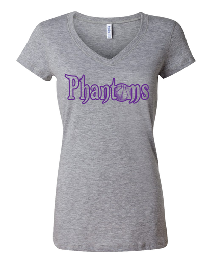 Women's Phantom Basketball Word Logo Tee