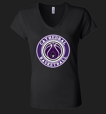 Cathedral Basketball Logo Women's Tee