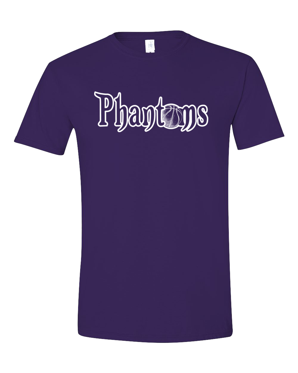 Phantom Basketball Word Logo Tee